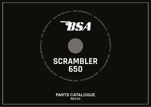 BSA Scrambler 650 catalogue cover