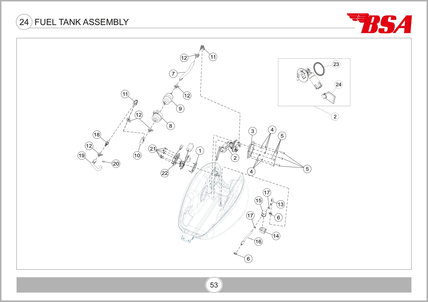 Fuel Tank Assembly drawing