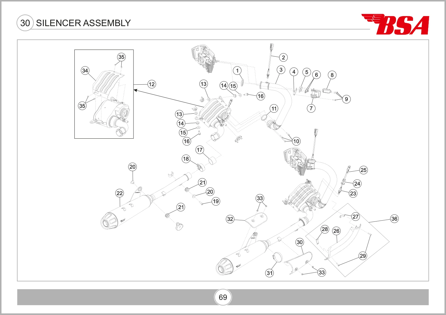 Silencer Assembly drawing