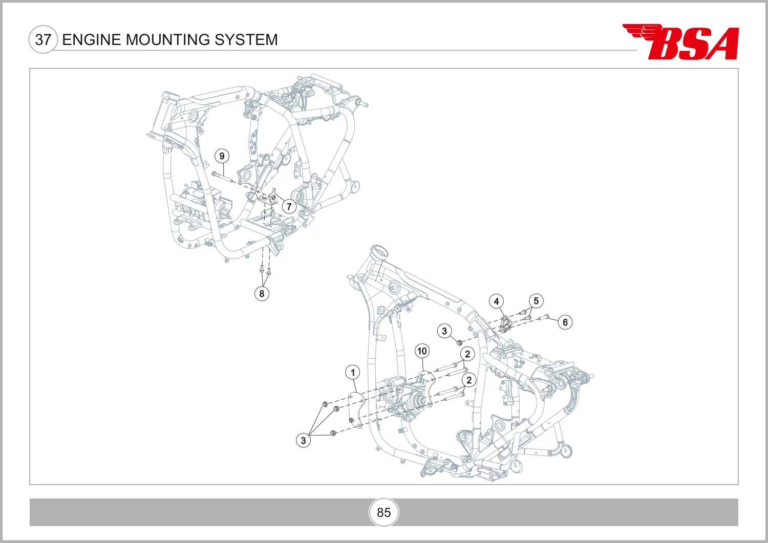 Engine Mounting System drawing