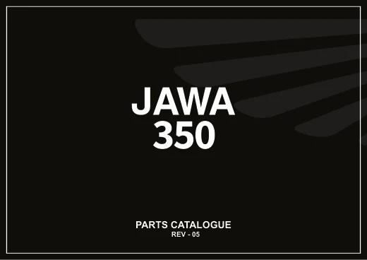Jawa 350 catalogue cover