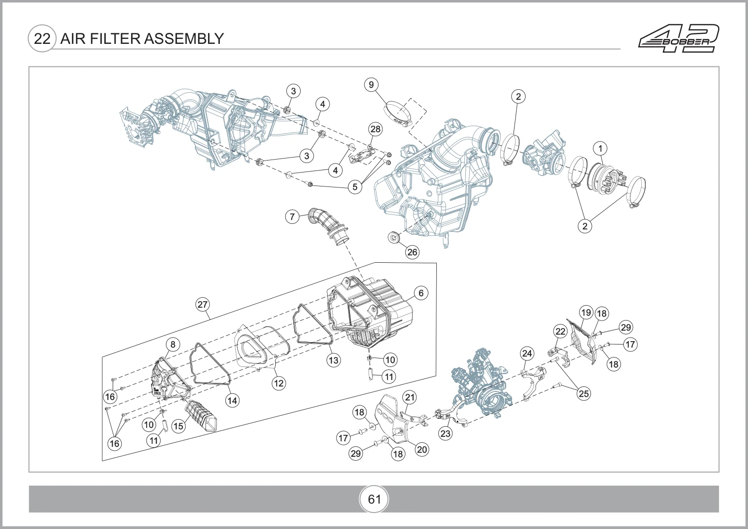 Air Filter Assembly drawing