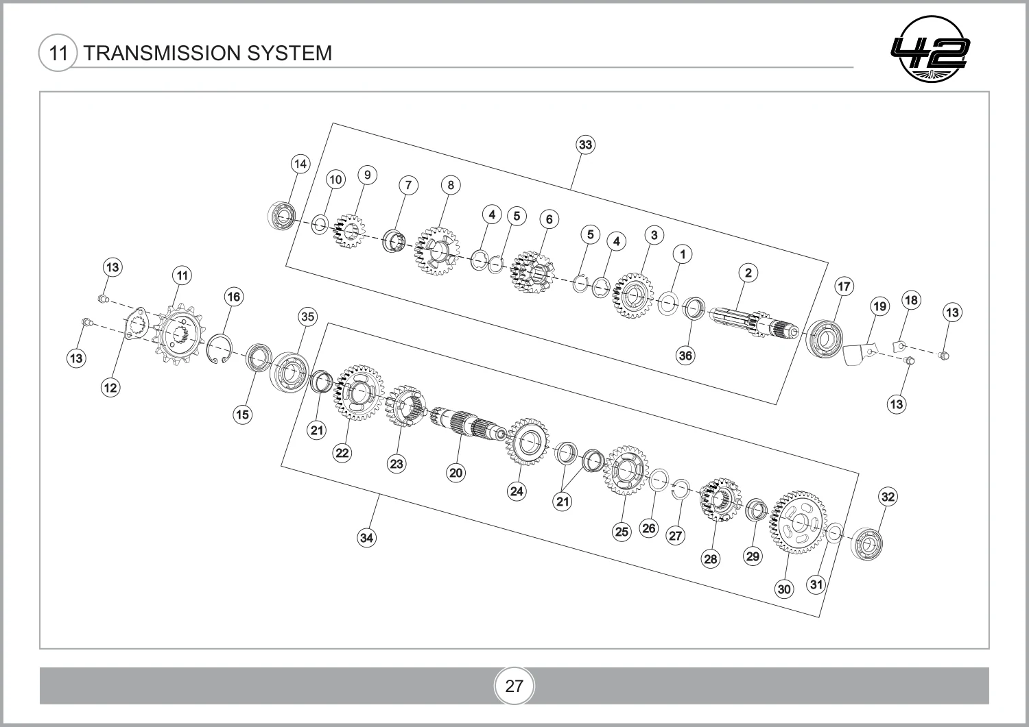Transmission System drawing