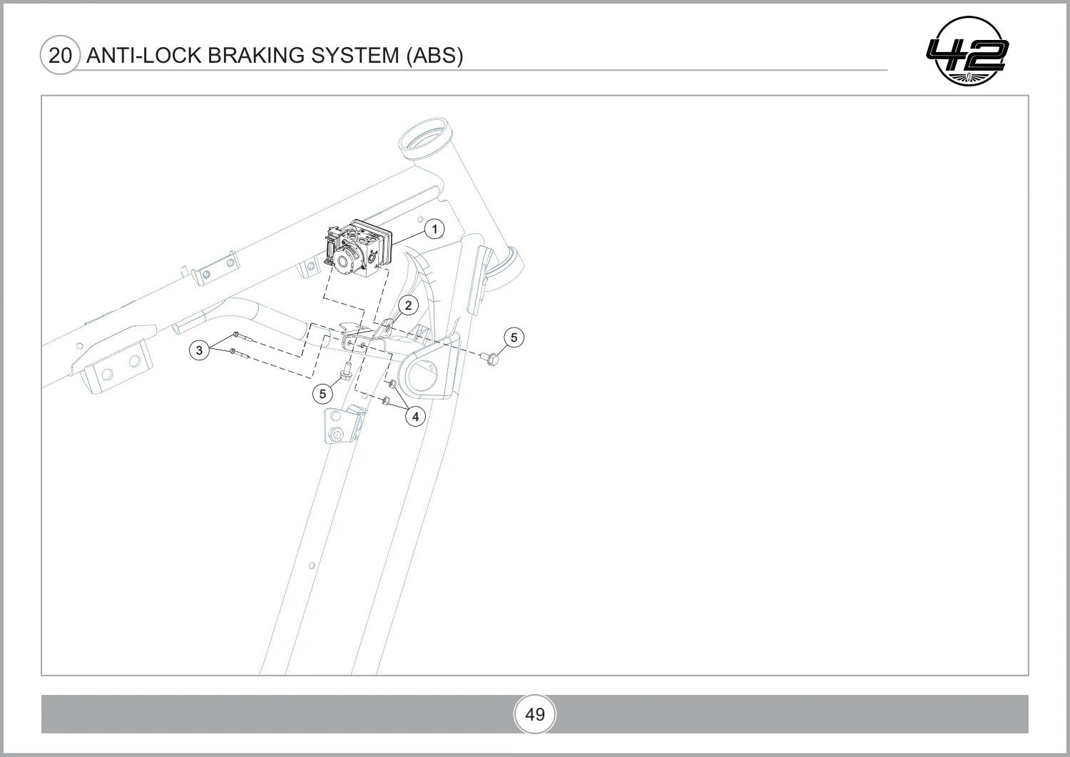 Anti-Lock Braking System (ABS) drawing