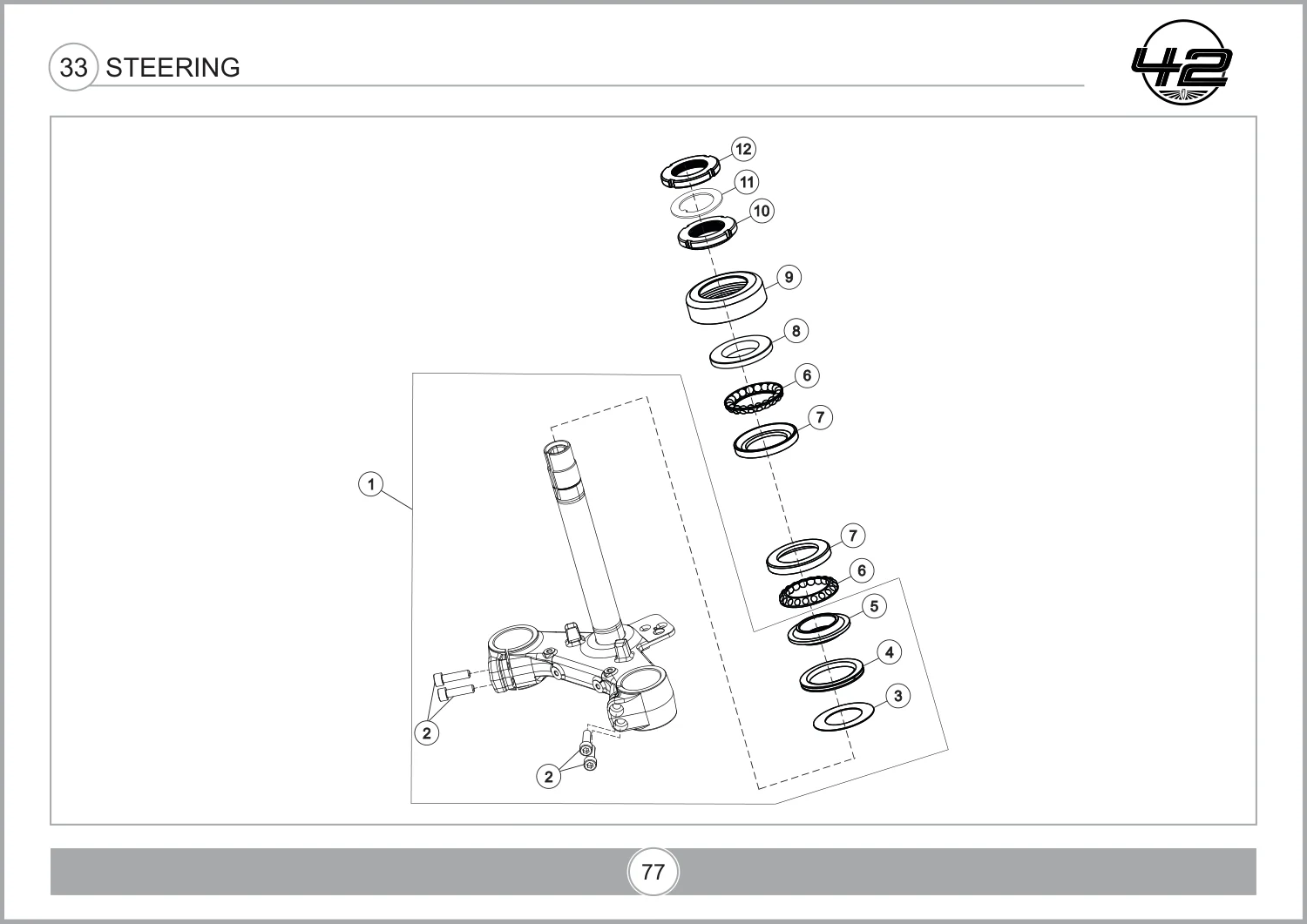 Steering drawing
