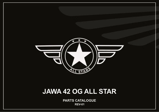 Jawa 42 OG All Star catalogue cover