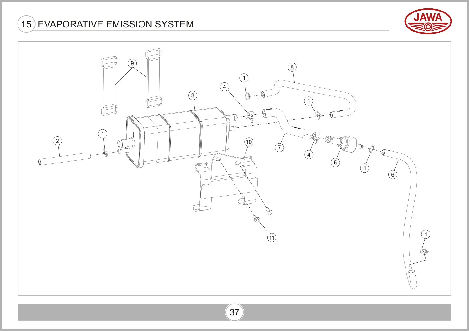 Evaporative Emission System drawing