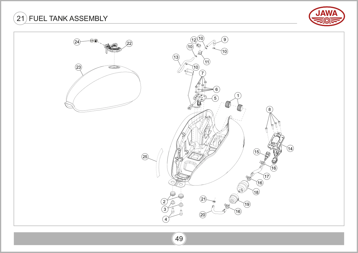 Fuel Tank Assembly drawing