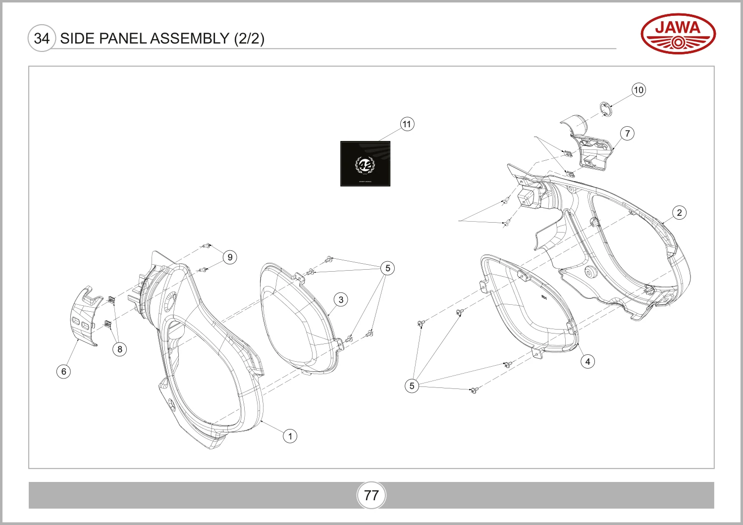 Side Panel Assembly (2/2) drawing