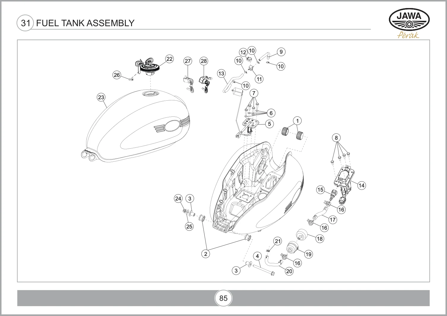 Fuel Tank Assembly drawing