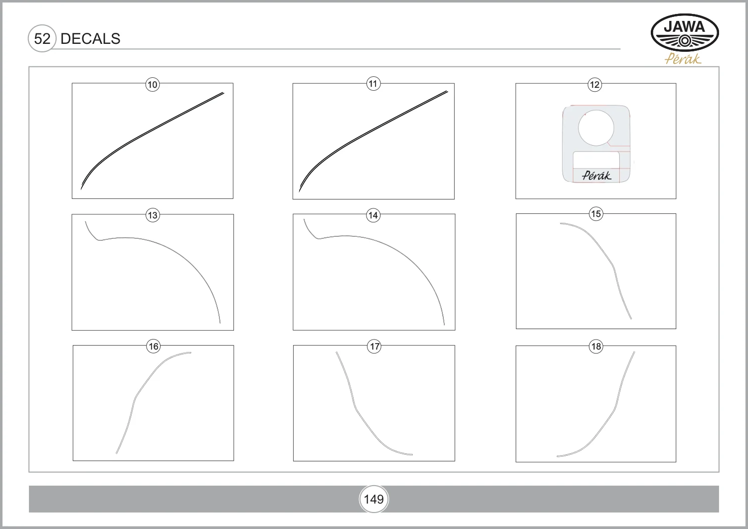 Decals drawing