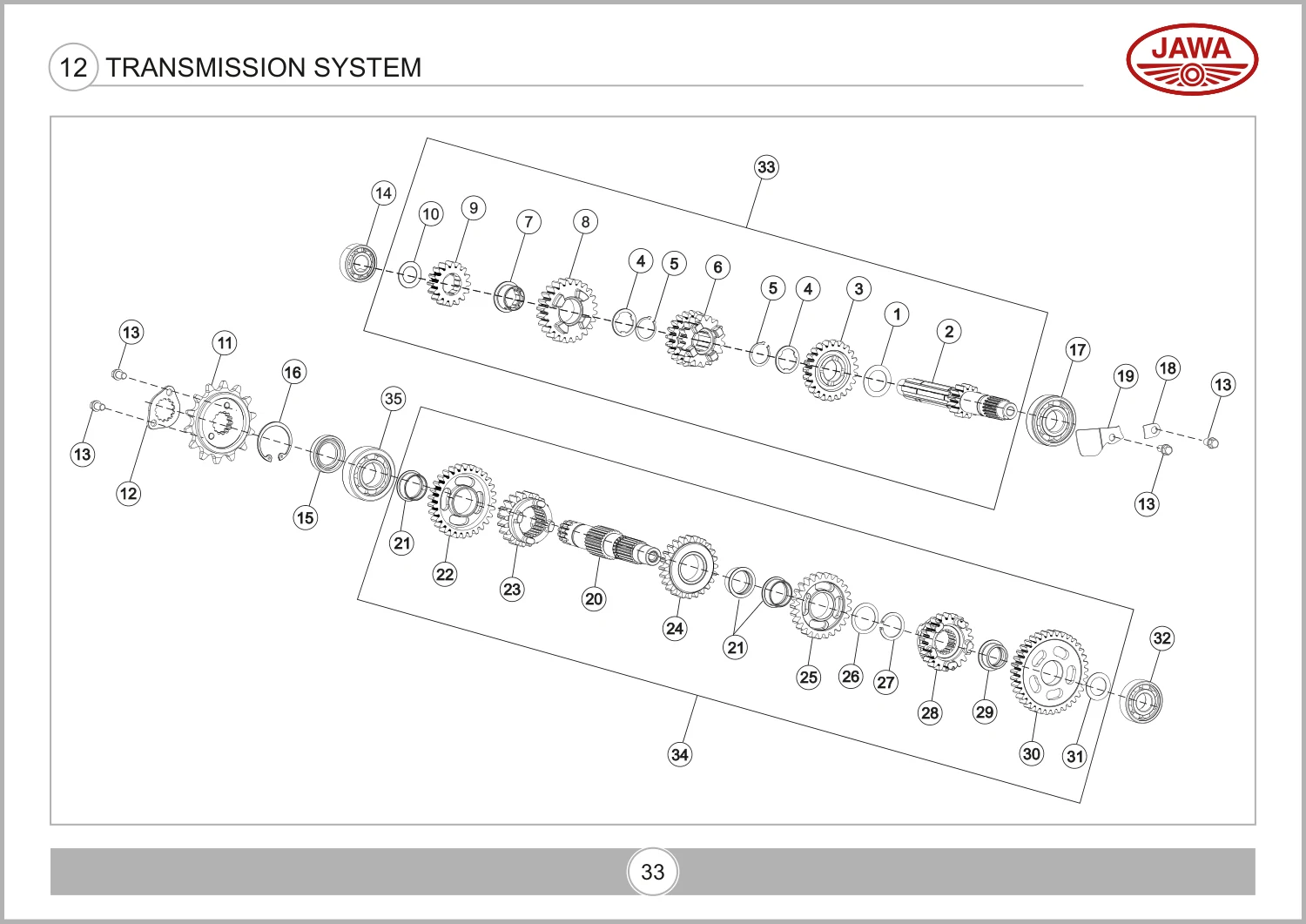 Transmission System drawing