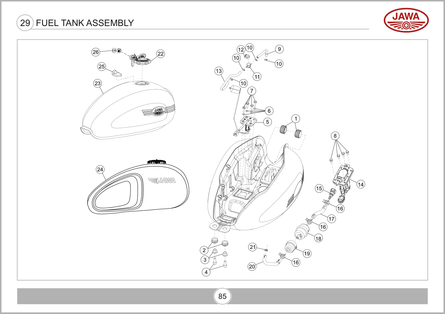Fuel Tank Assembly drawing