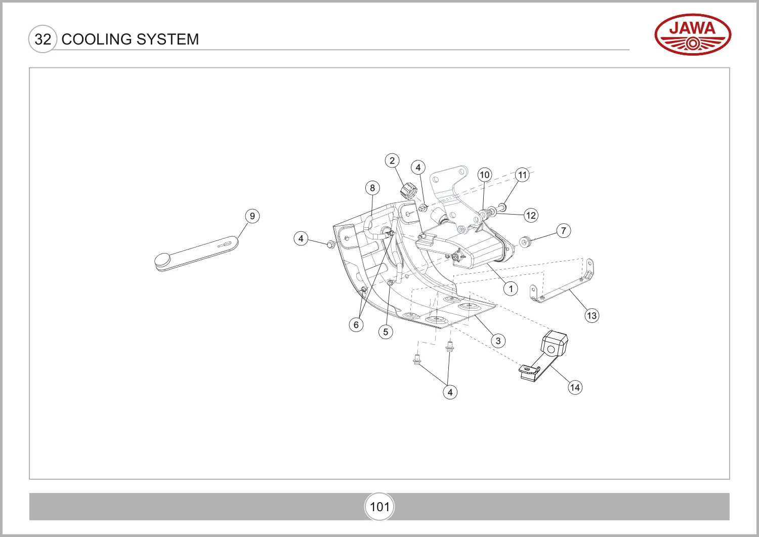 Cooling System drawing