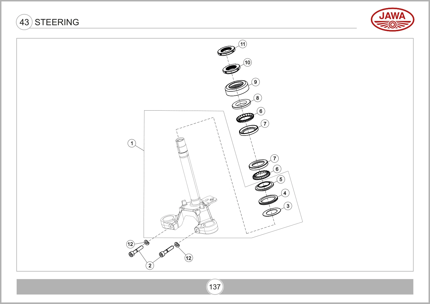 Steering drawing