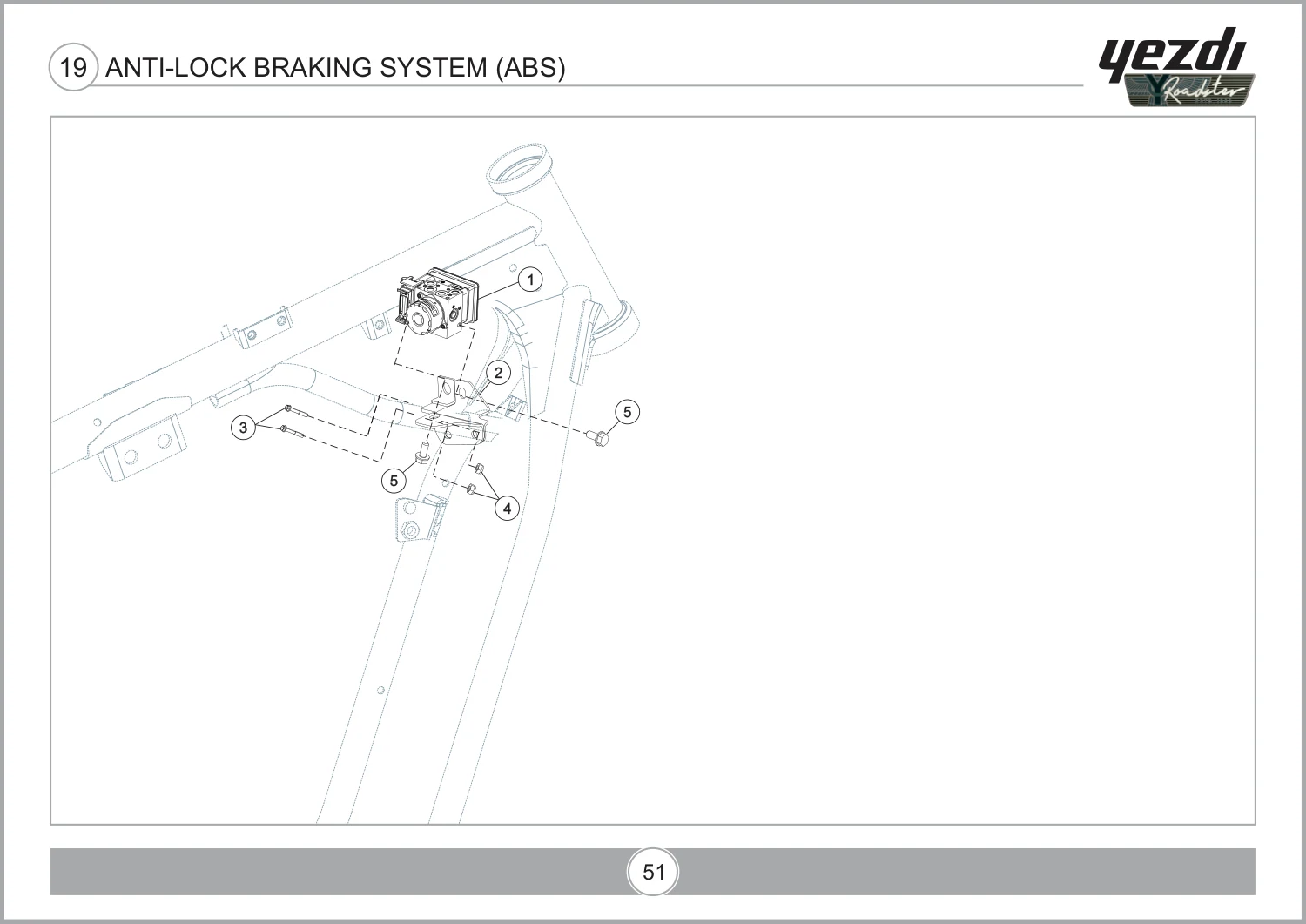 Anti-Lock Braking System (ABS) drawing
