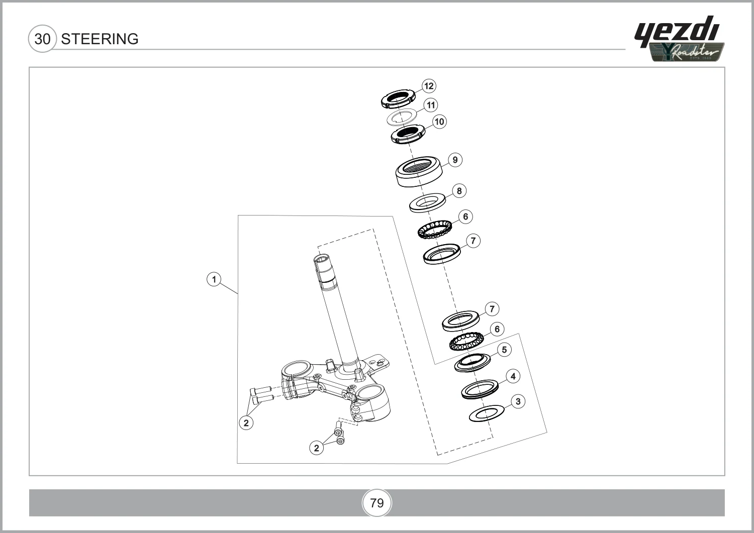 Steering drawing