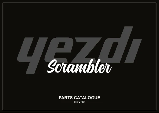 Yezdi Scrambler catalogue cover