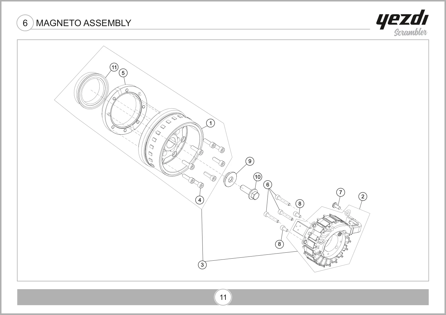 Magneto Assembly drawing