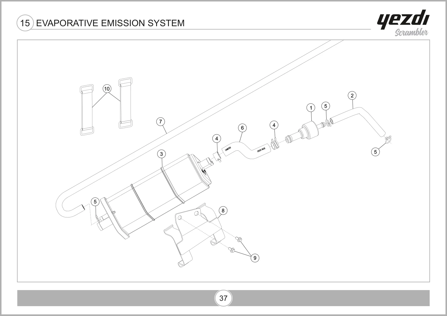 Evaporative Emission System drawing