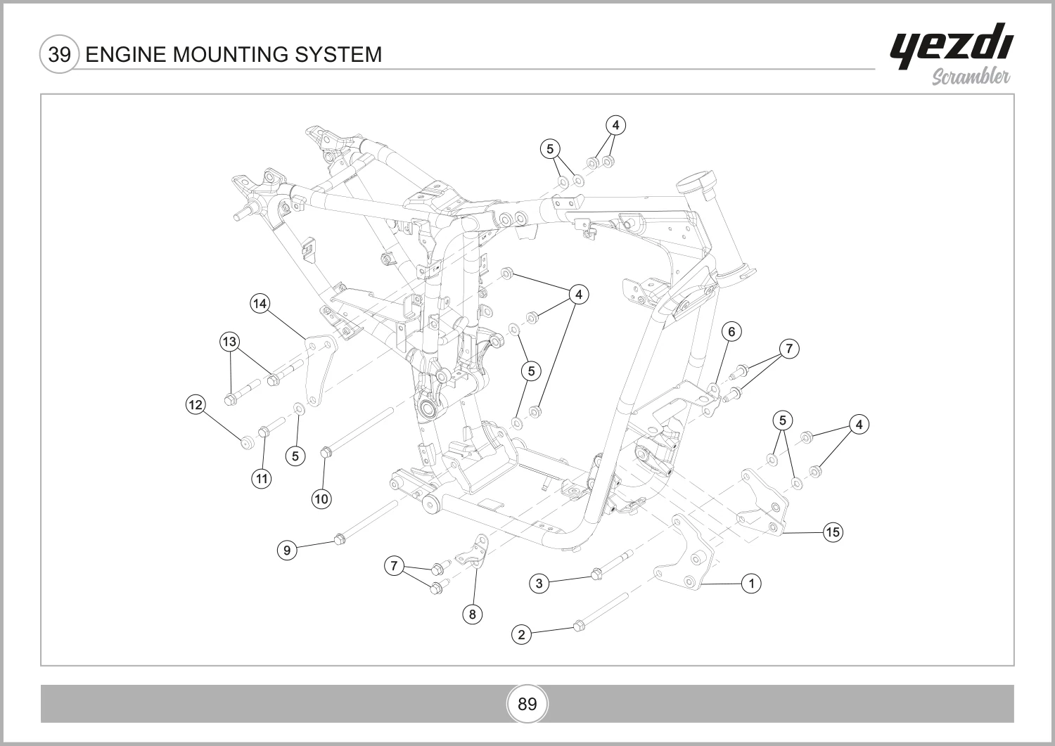 Engine Mounting System drawing