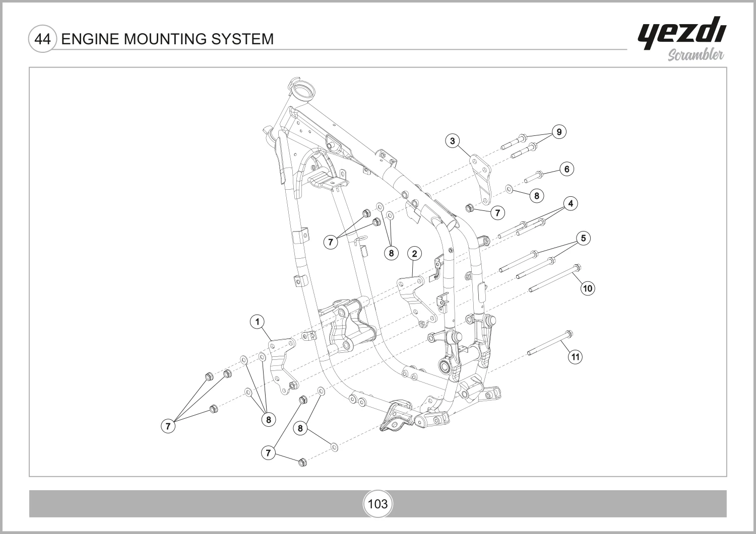 Engine Mounting System drawing