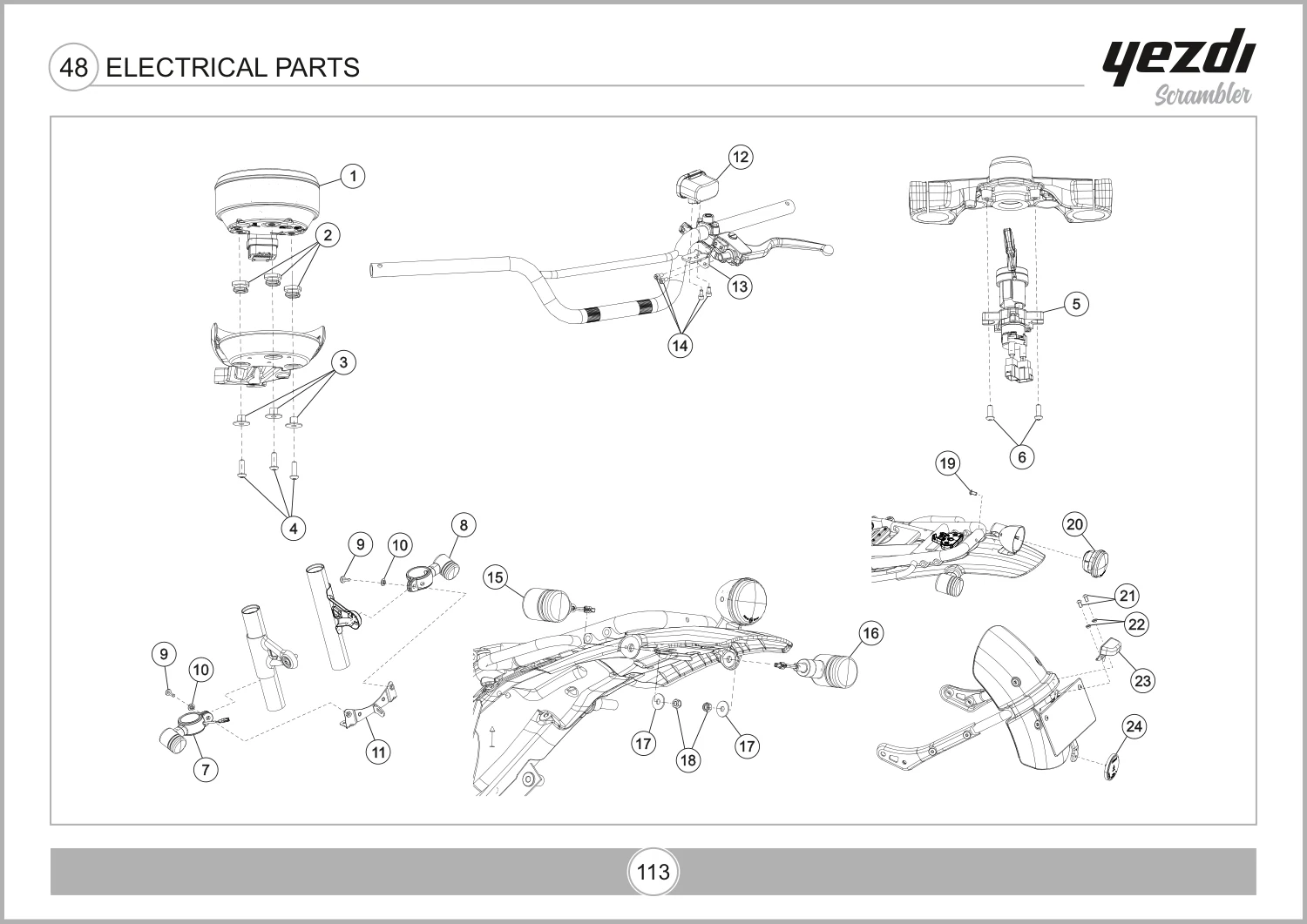 Electrical Parts drawing
