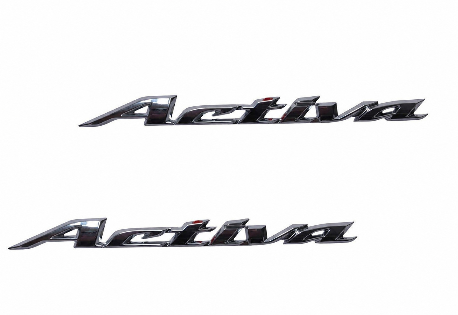 Silver Activa Monogram Pair