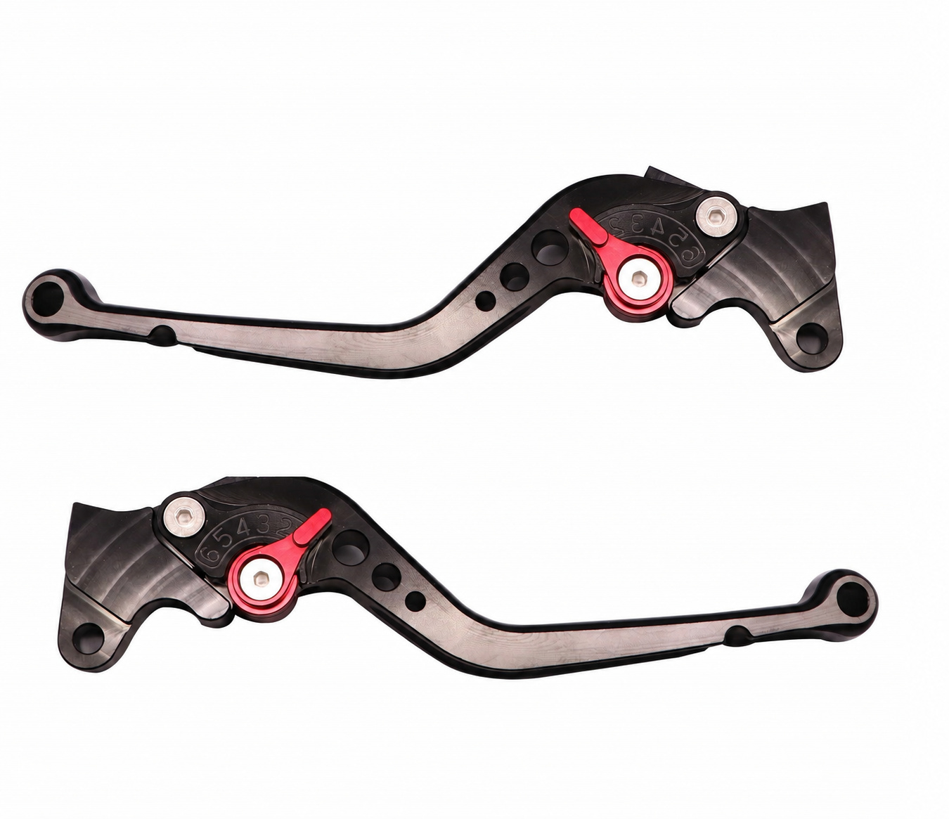 Black Adjustable Lever Pair for Old-Model Honda Activa / Dio