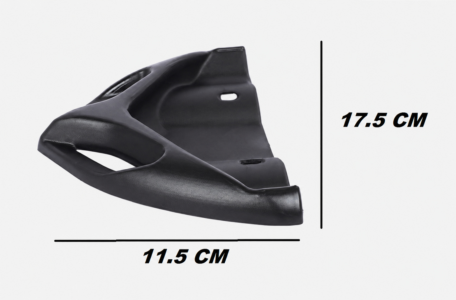 Matte Black Front Winglet for Bajaj Dominar 400