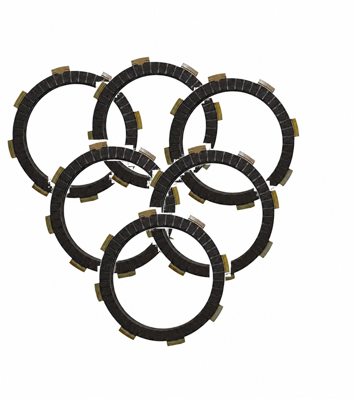 Clutch Friction Plate Set for Yamaha RX135 / RXG - 6 Pieces