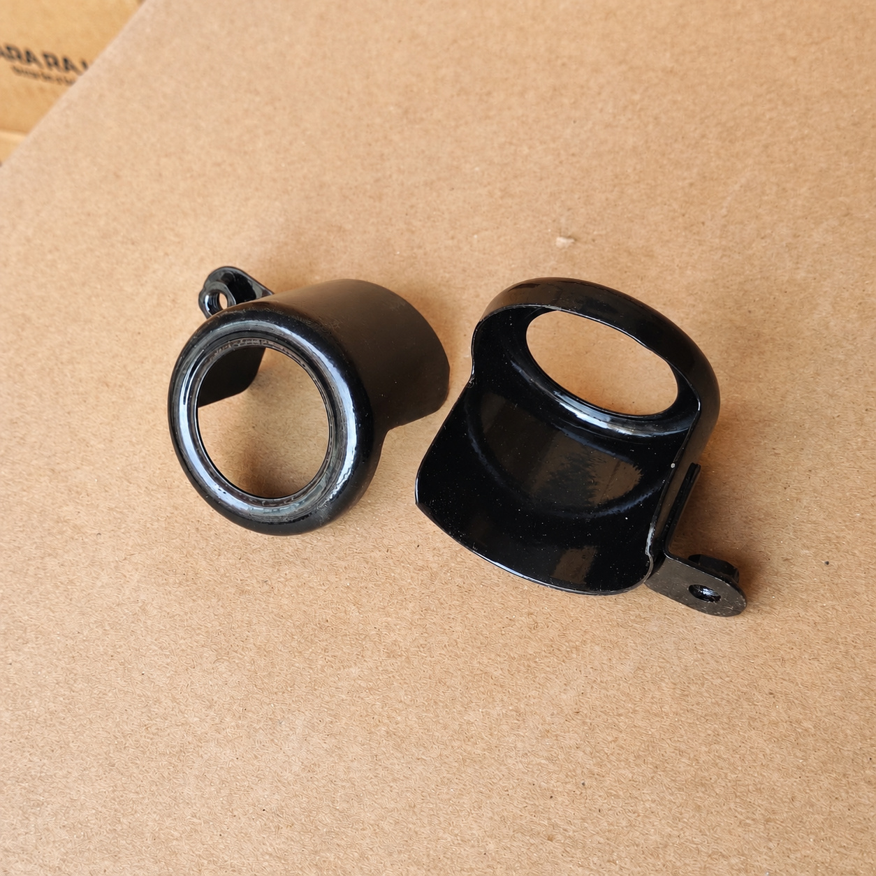 Black Front Fork Upper Cover Pair for Yamaha RXZ