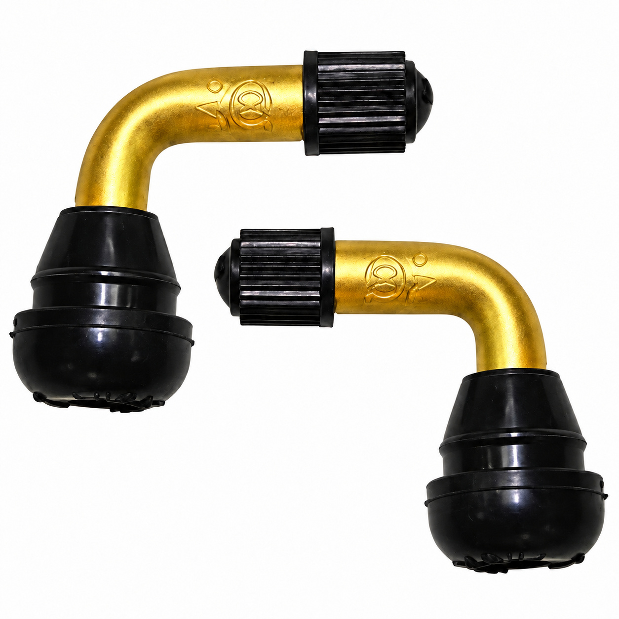 Angled Tubeless Tyre Valve Neck Pair for Honda Activa