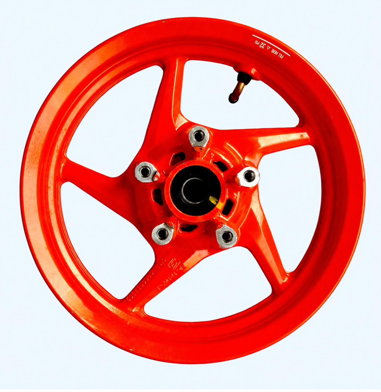 Rear Alloy Wheel Rim for Ather 450 / 450 Plus / 450X - Orange