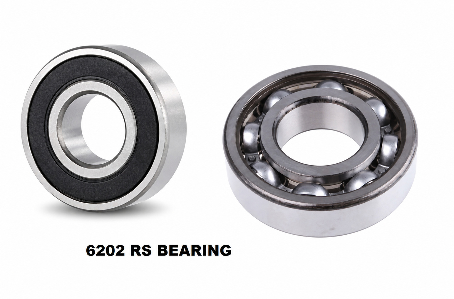 Rear Wheel Bearing 6202-RS for Yamaha RX100 / RX135 / RXG (Non-Disc, Pack of 2)