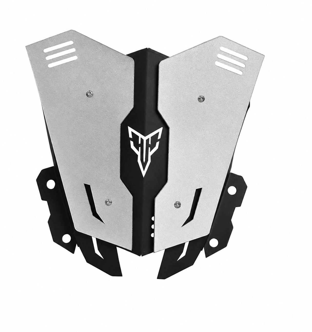 New Silver-Plate Metal Visor for Yamaha MT15