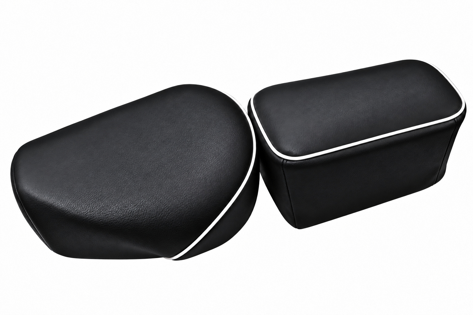Black Seat Cover Pair for Royal Enfield Classic 350 / 500