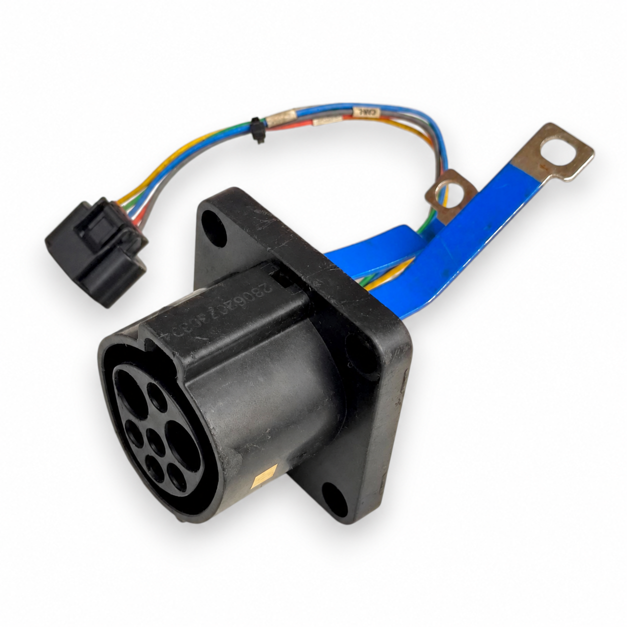 Charging Socket Assembly for Ola - Short Blue Terminal Straps