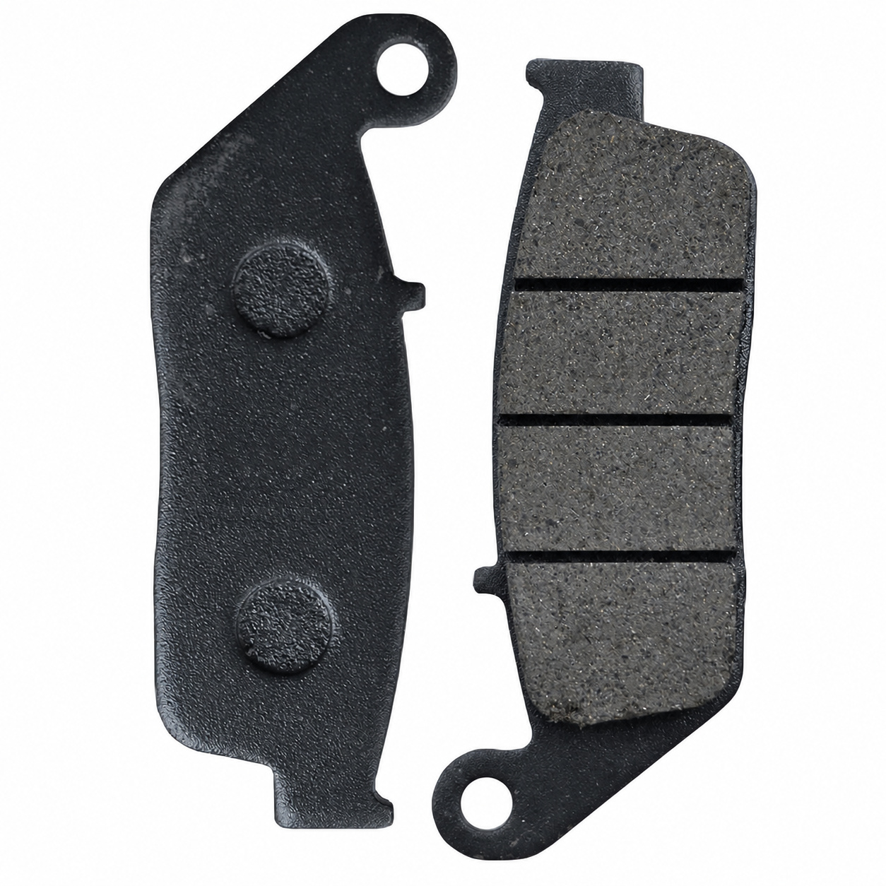Black Front Brake Pad Pair for Honda H'ness 350