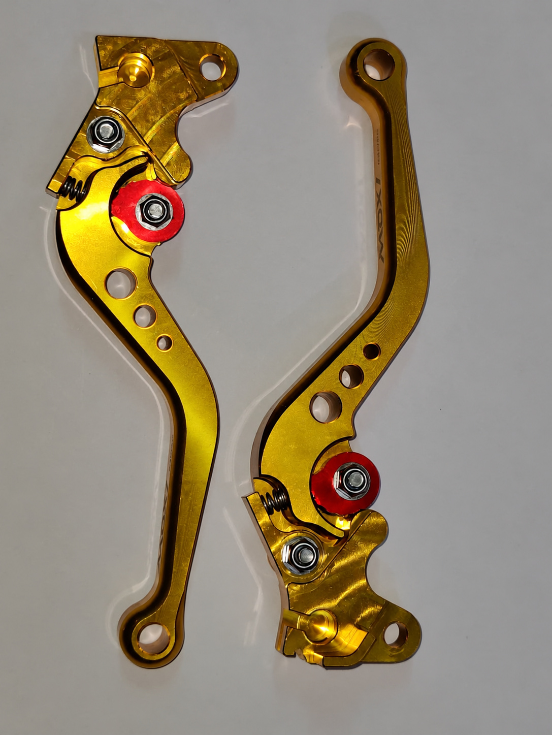 MOXI Gold Adjustable Lever Pair for Honda Activa / Dio