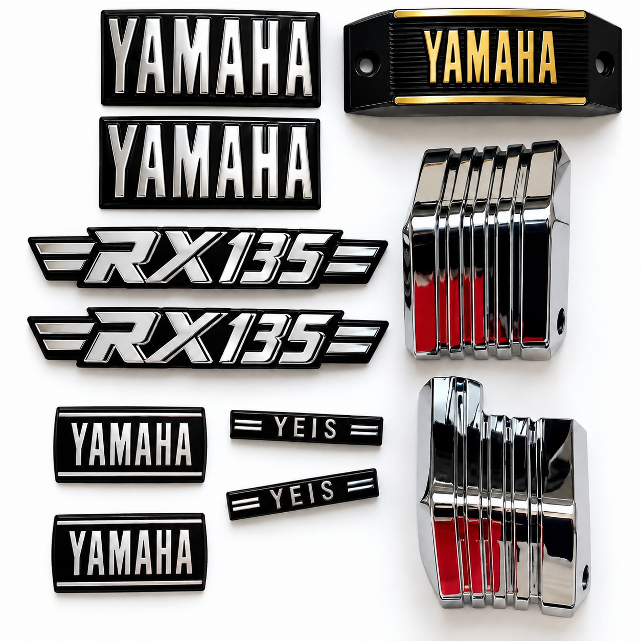 Yamaha RX135 Monogram Kit with Small Locks and Screws