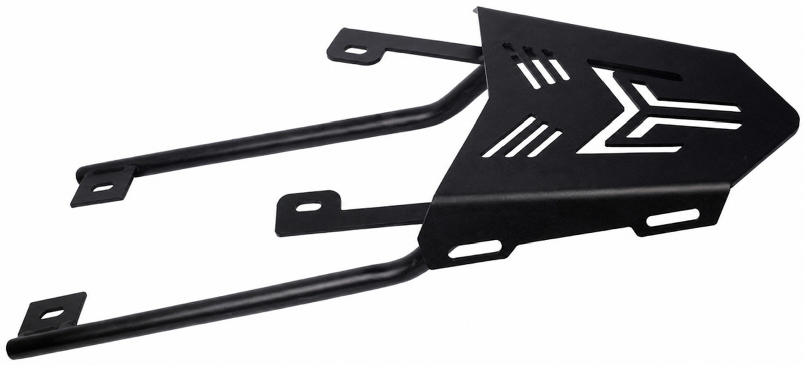 Black Cutout-Plate Expedition Rack for Yamaha MT15