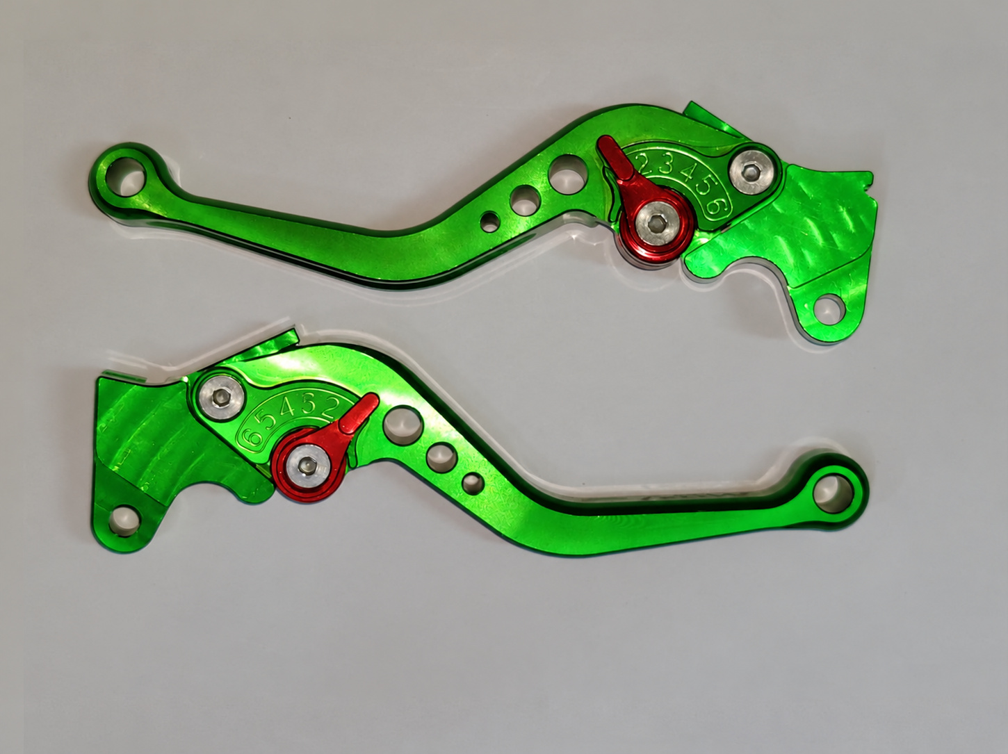 Green Adjustable Lever Pair for Honda Activa / Dio