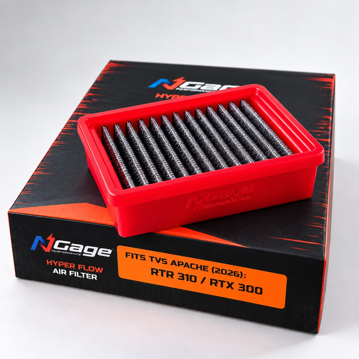 NGAGE Hyper Flow Air Filter for TVS RTX 300, RTR 310 & BMW G 310 (2026) – NGAGE-024RTX300