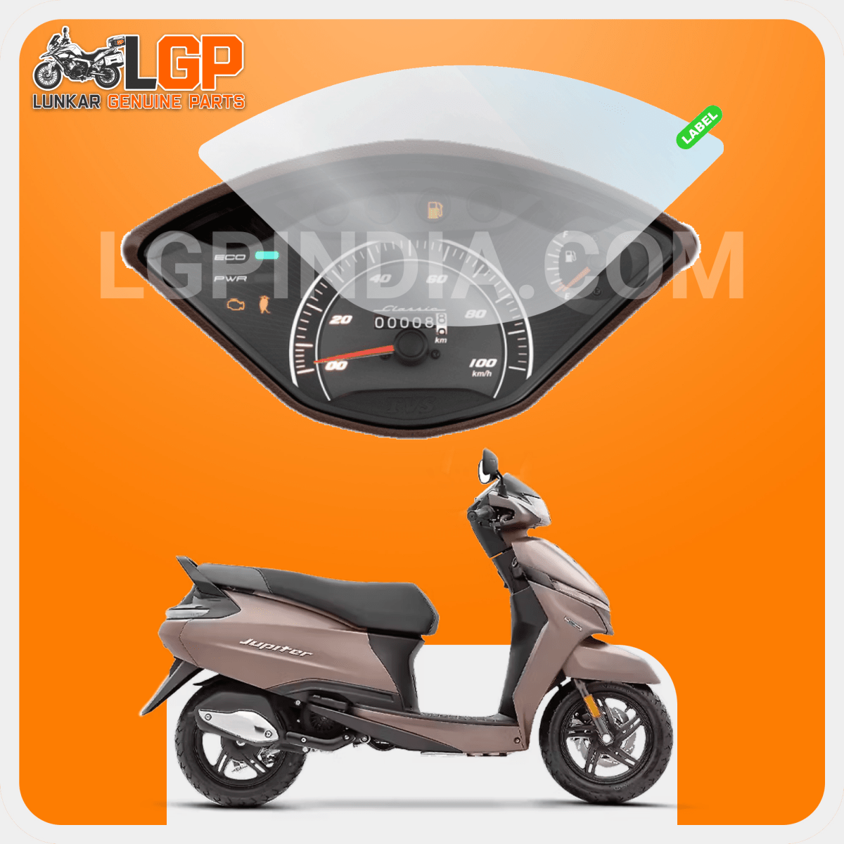 LGP SCREEN GUARD DISPLAY PROTECTOR TVS — JUPITER 110 JUPITER CLASSIC 110