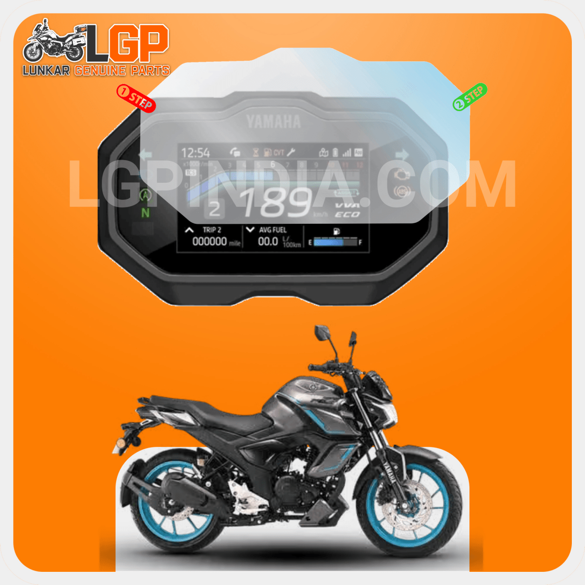 LGP SCREEN GUARD DISPLAY PROTECTOR YAMAHA — AEROX 155 / 155 VS image 13