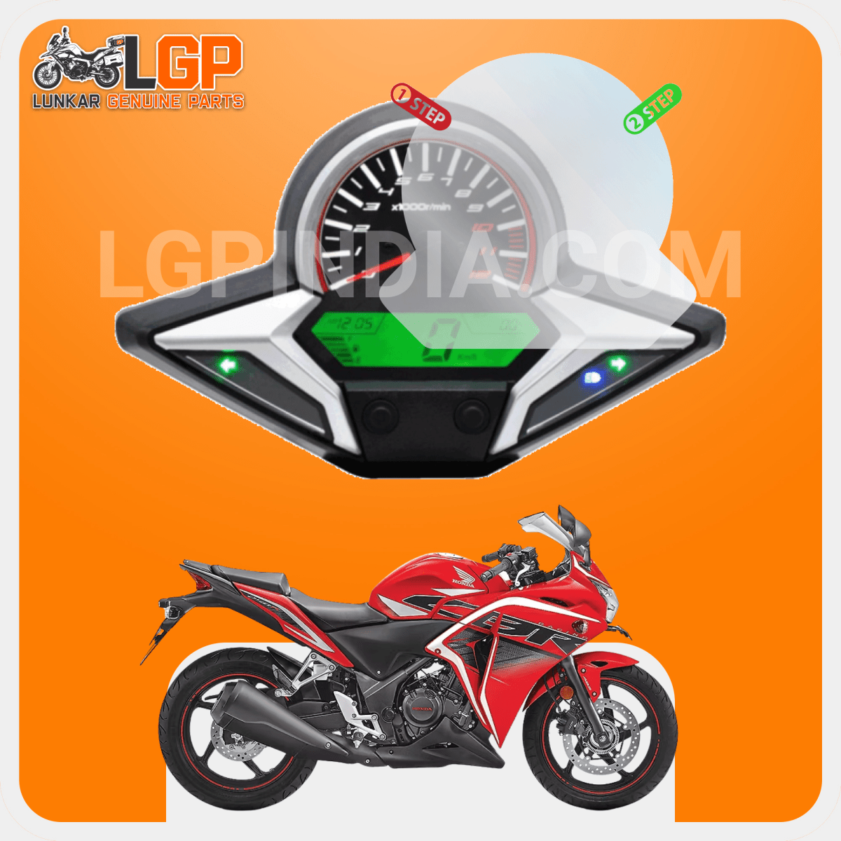 LGP SCREEN GUARD DISPLAY PROTECTOR HONDA — ACTIVA - 6G image 3