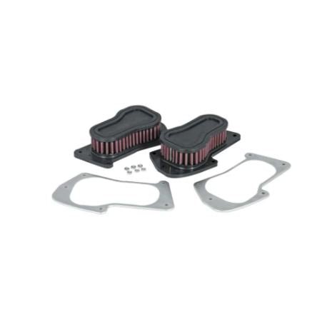 K&N SU-1806 High-Performance Replacement Air Filter Kit for Suzuki M109R Boulevard, VZR1800 Intruder & C1800R (2006–2020) | Washable Cotton Gauze (2 Filters)