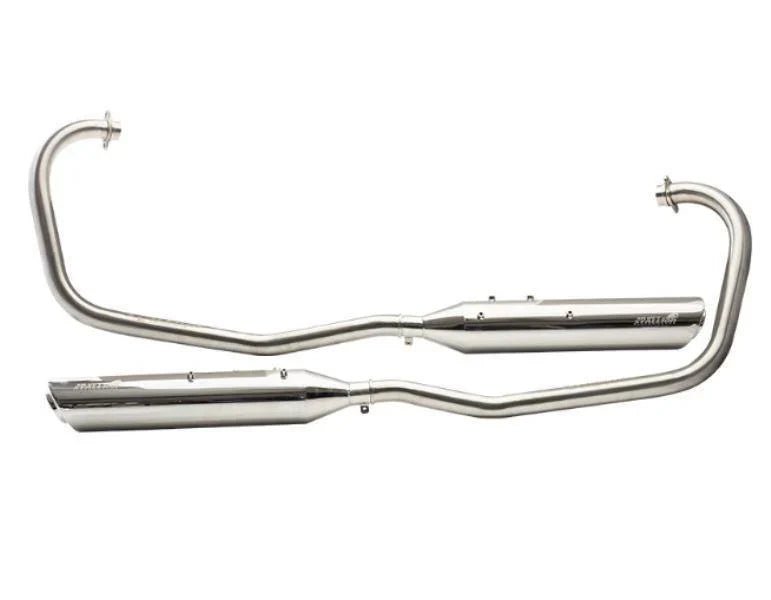 Royal Enfield Classic 650 Full System Performance Exhaust | Silver Stallion | Cruiser Exhaust | Silver / Black Matte / Brushed — Silver image 3
