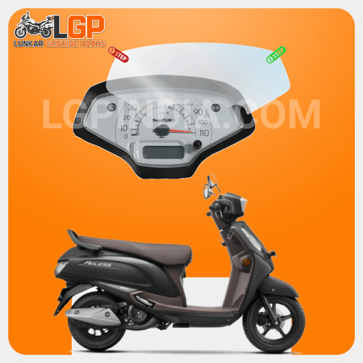 LGP SCREEN GUARD DISPLAY PROTECTOR SUZUKI — GIXXER 150 / GIXXER SF 150 GIXXER 250 / GIXXER SF 250 image 4